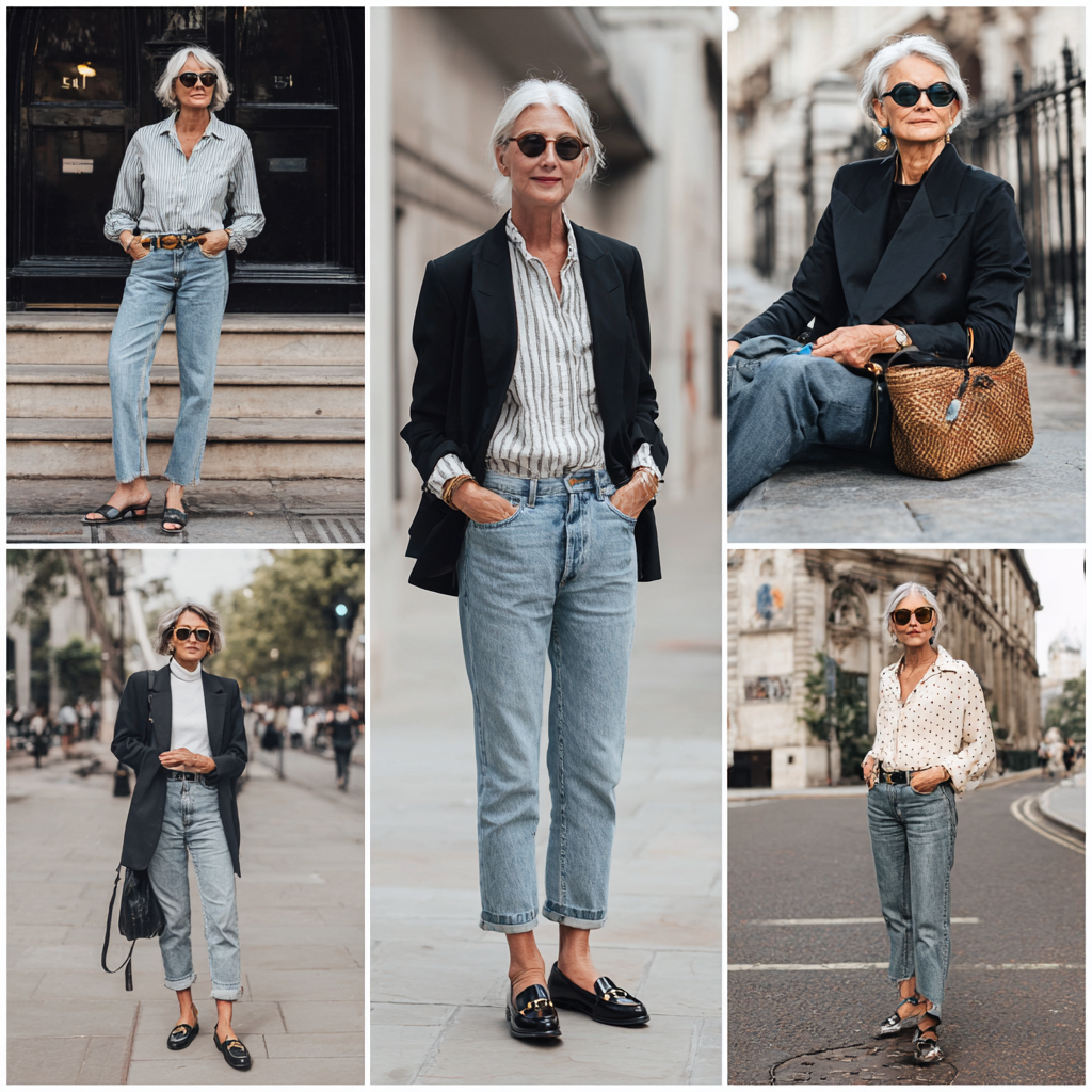 Ageless Denim The Perfect Jeans at Every Stage of Life π salvadoralii editorial street style collage of women in their 5 47817d7b 5c86 4c62 9cfd 9f171ecd0063