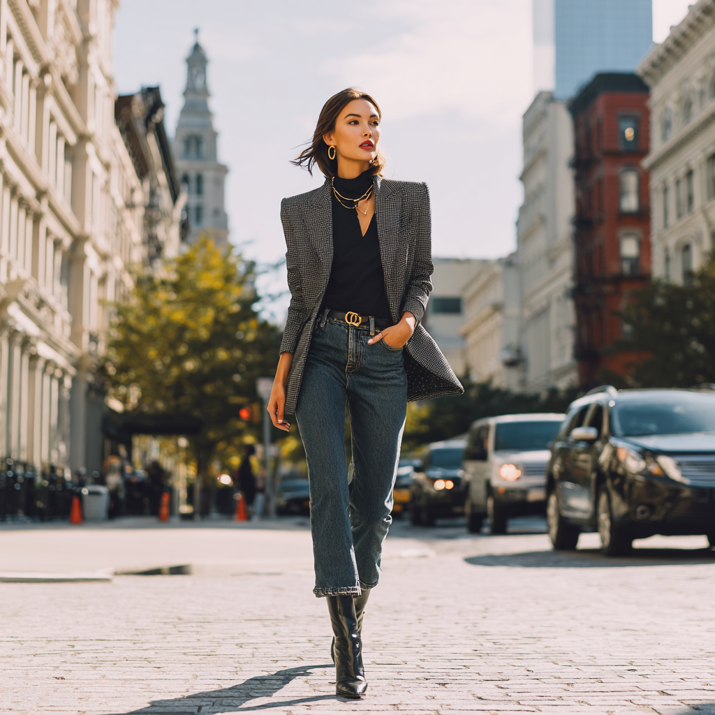 Ageless Denim The Perfect Jeans at Every Stage of Life π salvadoralii street style fashion photo of an elegant woman wea 19a43aaa 3a42 4e43 a6d6 1d57e847c5e5